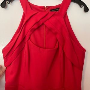 Cynthia Steffe Beautiful classy red dress with front cut out size 12